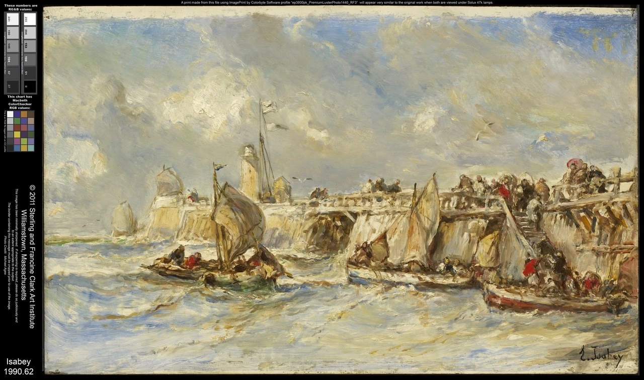 Fase di atterraggio sul molo - Clark Art Institute, Williamstown